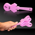 6 3/4" Pink Ribbon Hand Clappers